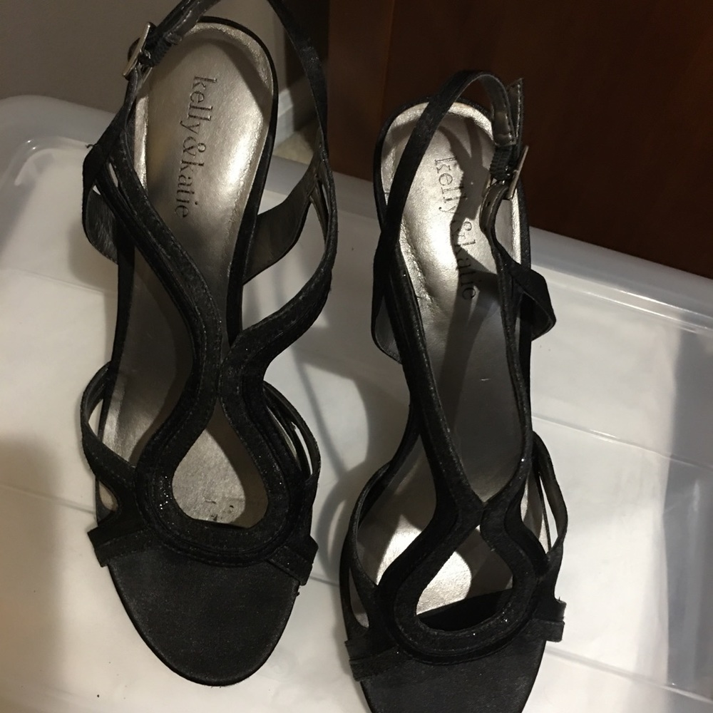 Kelly & Katie black heels